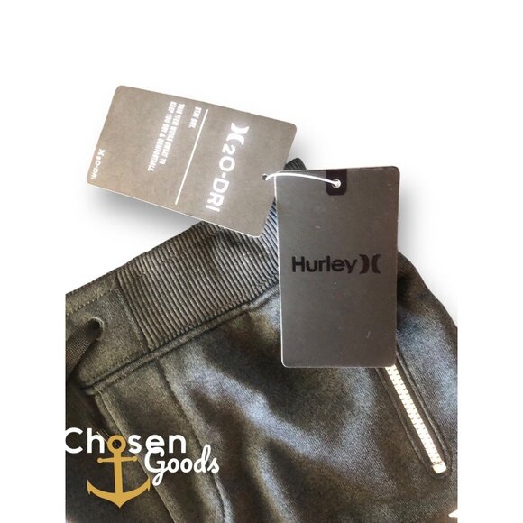 Hurley Boys Small Gray Sweat Pants Logo Training Athletic Kids Youth Size 7 - Picture 5 of 5